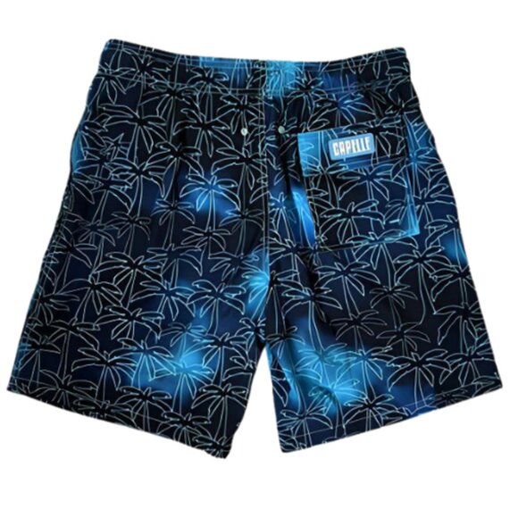 🌴 Capelle Men's Palm Tree Swim Trunks - Size Large 🌊 - Picture 4 of 7
